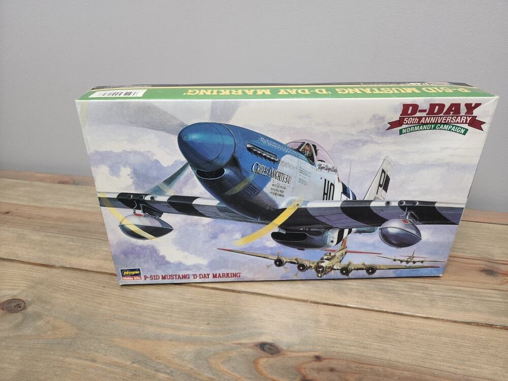 Hasegawa 1:48 P-51 D Mustang D-DAY Marking 50th Anniv 09162